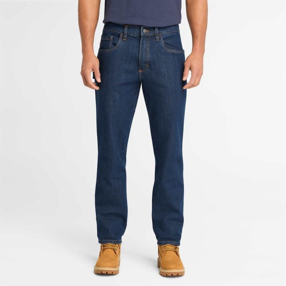 Timberland PRO Men's Ballast Flex Denim Carpenter Jeans Dark Wash 40x32